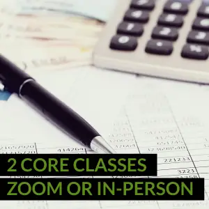 2 CORE Classes ZOOM or IN-PERSON